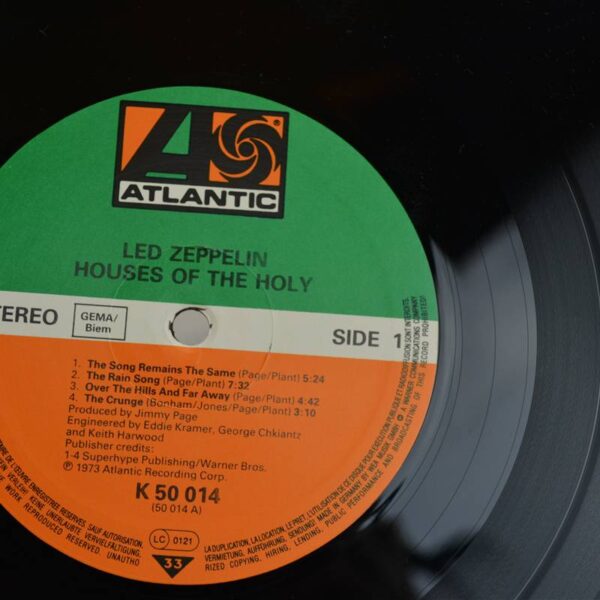 Disque vinyl 33T Led Zeppelin - Houses of the holy