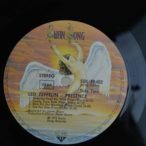 Disque vinyl 33T Led Zeppelin - Presence