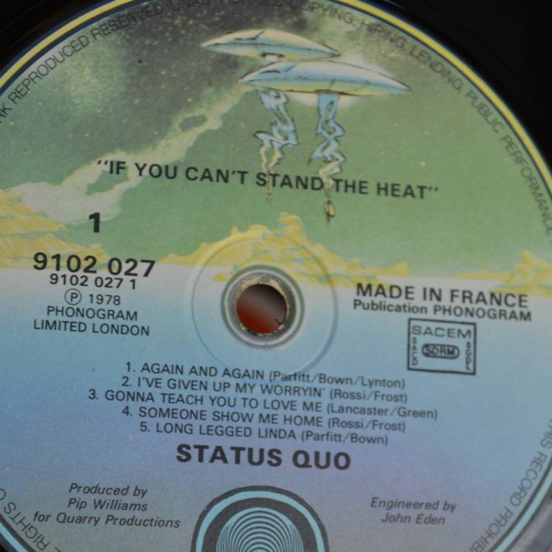 Disque vinyl 33T Status Quo - If you can't stanf the heat